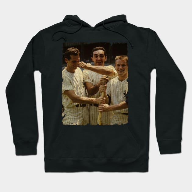 Phil Linz, Joe Pepitone, and Jim Bouton in New York Yankees Hoodie by anjaytenan